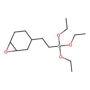 2-(3,4-Epoxycyclohexyl)ethyltriethoxy silane structure
