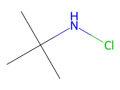 2-Propanamine, N-chloro-2-methyl- structure