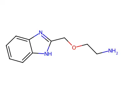 2-(1H-benzimidazol-2-ylmethoxy)ethanamine structure