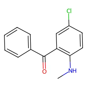 2-(Methylamino)-5-chlorobenzophenone structure