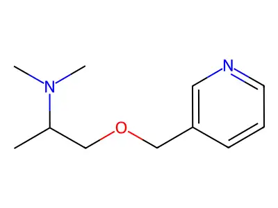 3-((2-(Dimethylamino)propoxy)methyl)pyridine structure