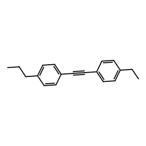 1-Ethyl-4-[2-(4-propylphenyl)ethynyl]benzene structure