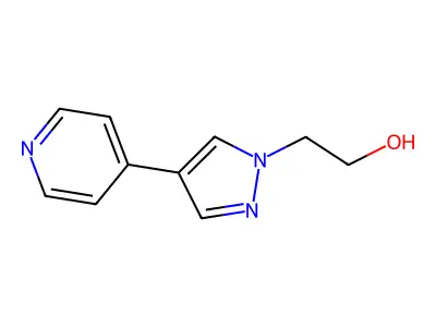 2-(4-Pyridin-4-ylpyrazol-1-yl)ethanol structure