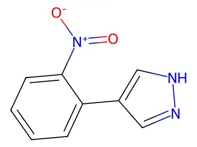 4-(2-nitrophenyl)-1H-pyrazole structure