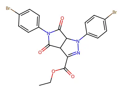 C20H15Br2N3O4 structure