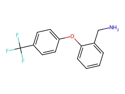 [2-[4-(Trifluoromethyl)phenoxy]phenyl]methanamine structure