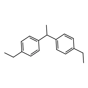 Benzene, 1,1'-ethylidenebis(4-ethyl- structure