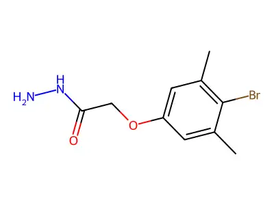 2-(4-Bromo-3,5-dimethylphenoxy)acetohydrazide structure