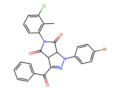 C25H17BrClN3O3 structure