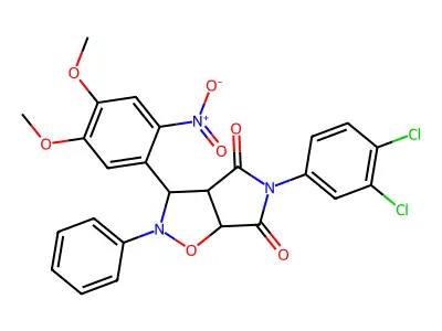 C25H19Cl2N3O7 structure