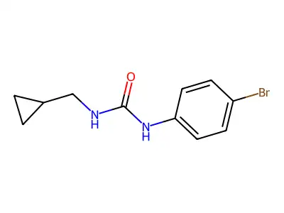 1-(4-Bromophenyl)-3-(cyclopropylmethyl)urea structure