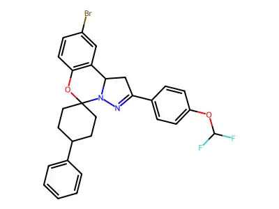 C28H25BrF2N2O2 structure