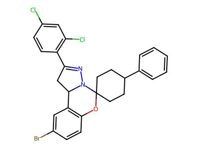 C27H23BrCl2N2O structure