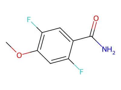 2,5-Difluoro-4-methoxybenzamide structure