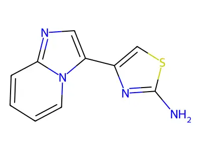 4-{Imidazo[1,2-a]pyridin-3-yl}-1,3-thiazol-2-amine structure