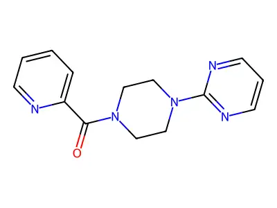 2-Pyridyl 4-pyrimidin-2-ylpiperazinyl ketone structure