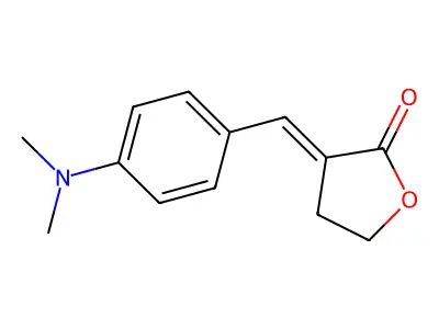 3-[[4-(Dimethylamino)phenyl]methylidene]oxolan-2-one structure