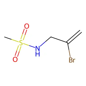 Methanesulfonamide, N-(2-bromoallyl)- structure