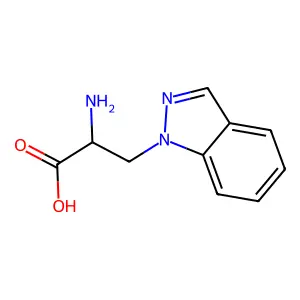 beta-1-Indazolealanine structure