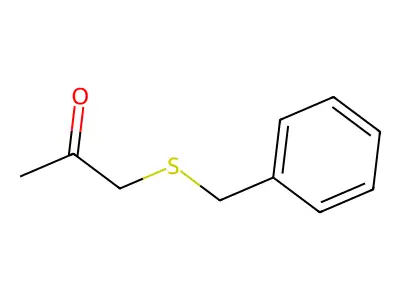1-(Benzylthio)acetone structure