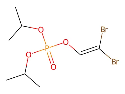 2,2-Dibromovinyl diisopropyl phosphate structure