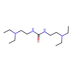 1,3-Bis[2-(diethylamino)ethyl]urea structure