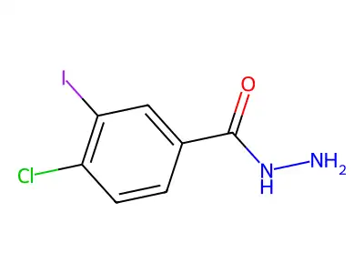 4-Chloro-3-iodobenzohydrazide structure