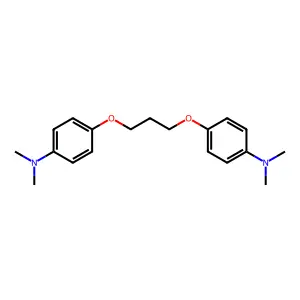 Aniline, 4,4'-(trimethylenedioxy)bis(N,N-dimethyl- structure