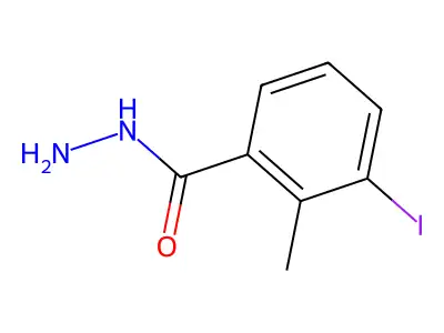 3-Iodo-2-methylbenzohydrazide structure
