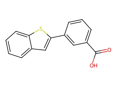 3-Benzo[b]thiophen-2-ylbenzoic acid structure