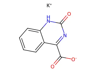 Potassium 2-oxo-1,2-dihydroquinazoline-4-carboxylate structure
