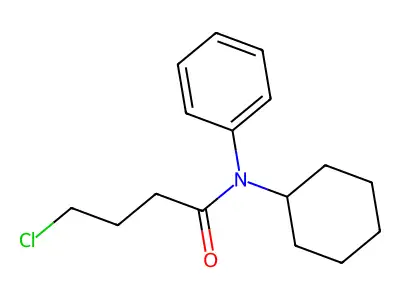 4-chloro-N-cyclohexyl-N-phenylbutanamide structure