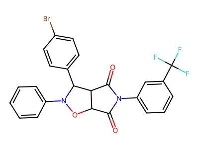 C24H16BrF3N2O3 structure