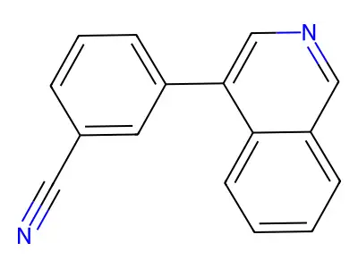 3-(4-Isoquinolinyl)benzonitrile structure