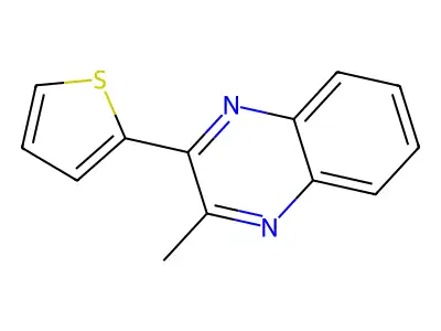2-Methyl-3-(thiophen-2-yl)quinoxaline structure