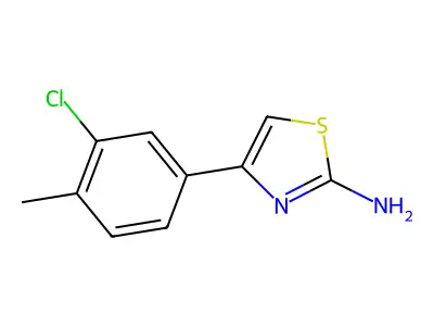 4-(3-Chloro-4-methylphenyl)-1,3-thiazol-2-amine structure