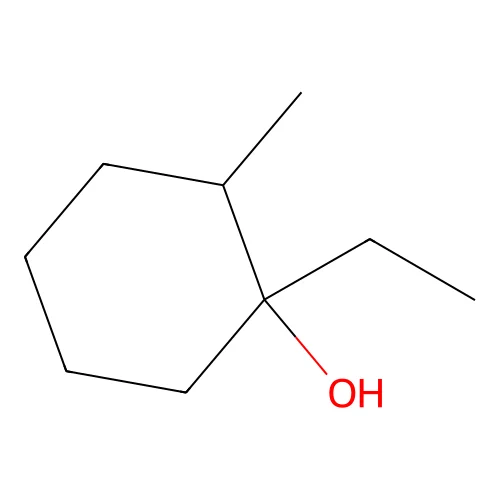 1-Ethyl-2-methylcyclohexanol structure