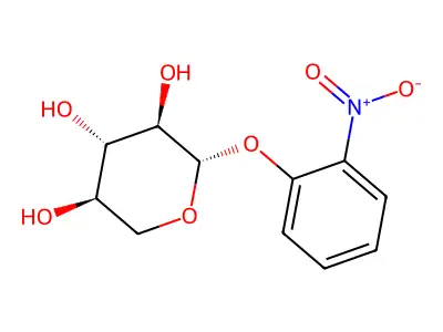 o-Nitrophenyl beta-D-xylopyranoside structure