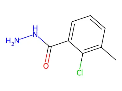 2-Chloro-3-methylbenzohydrazide structure
