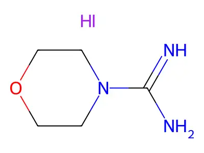Morpholine-4-carboximidamide Hydroiodide structure