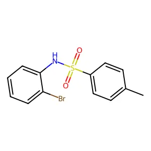 N-(2-bromophenyl)-4-methylbenzene-1-sulfonamide structure