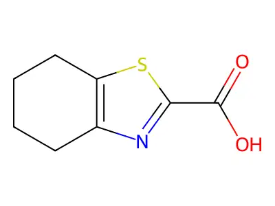 4,5,6,7-Tetrahydro-1,3-benzothiazole-2-carboxylic acid structure