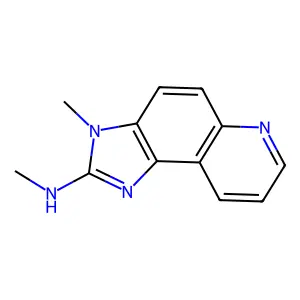 3-Methyl-2-methylaminoimidazo[4,5-F]quinoline structure