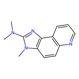 3-Methyl-2-dimethylamino-imidazo[4,5-f]quinoline structure