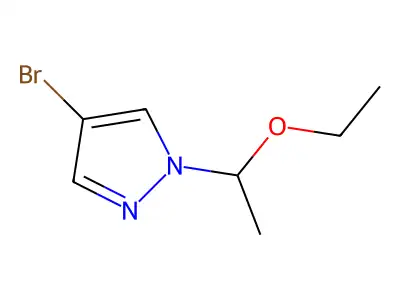 1-(ethoxyethyl)-4-bromo-1H-pyrazole structure
