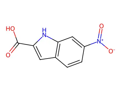 6-nitro-1H-indole-2-carboxylic Acid structure