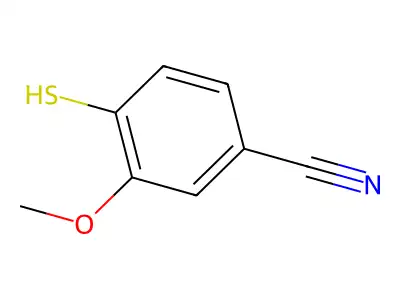 4-Mercapto-3-methoxybenzonitrile structure
