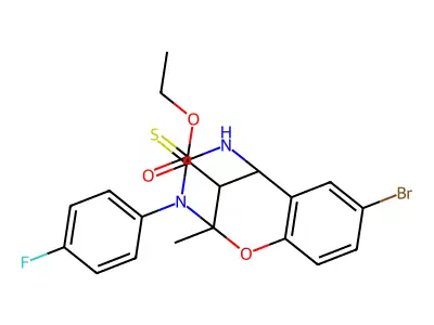 C20H18BrFN2O3S structure