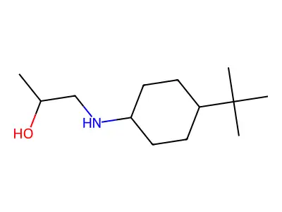 1-[(4-Tert-butylcyclohexyl)amino]propan-2-ol structure