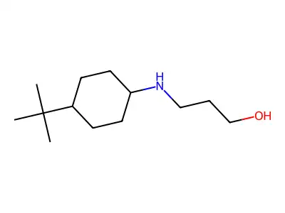 3-[(4-Tert-butylcyclohexyl)amino]propan-1-ol structure